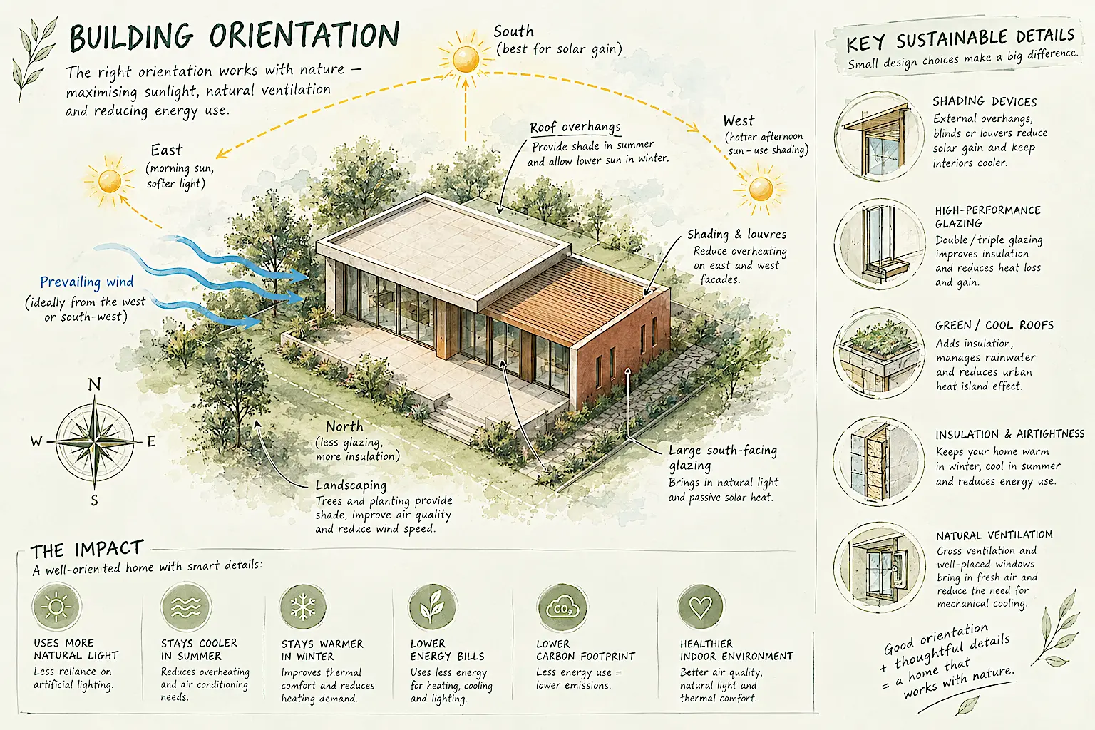 Building Orientation & Solar Design